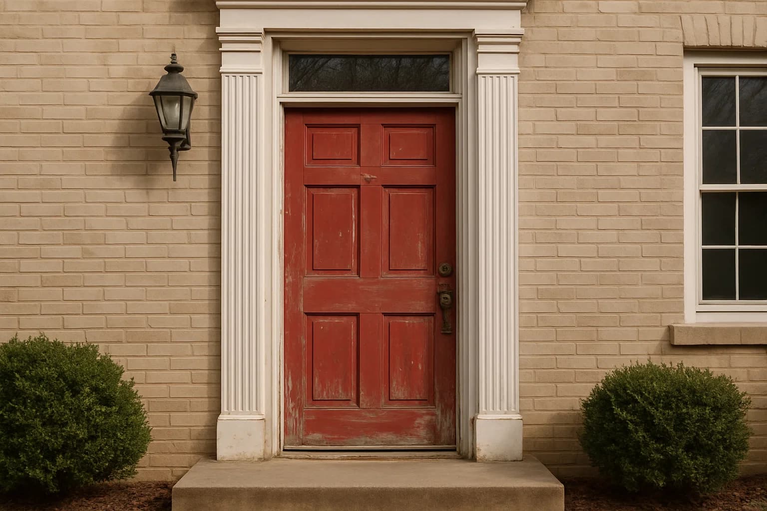 Before: Old Entry Door
